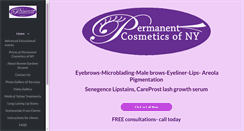 Desktop Screenshot of permanentcosmeticsofny.com