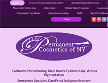 Tablet Screenshot of permanentcosmeticsofny.com